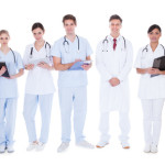 Group Of Doctors And Nurses